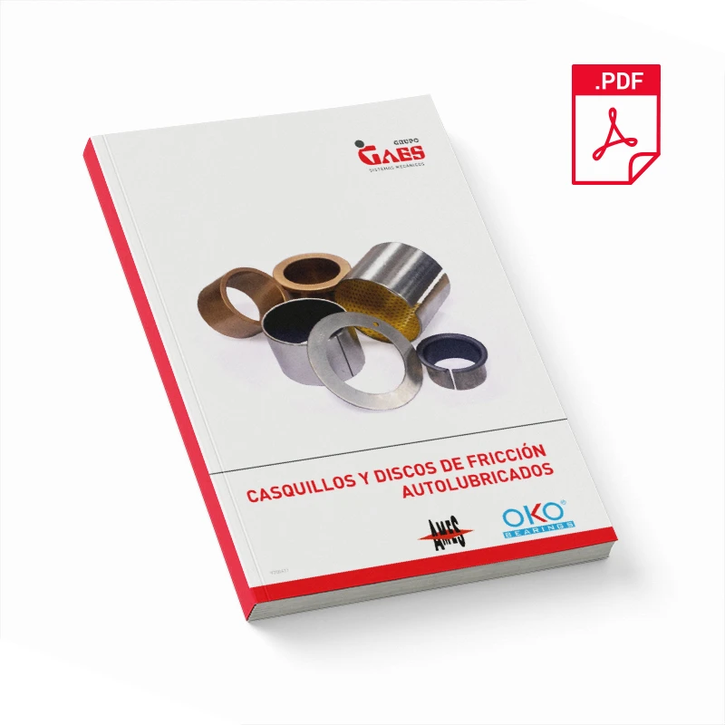 Catálogo casquillos y discos de fricción autolubricados | Grupo Gaes