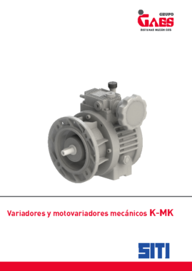 Variadores y motovariadores mecánicos K-MK